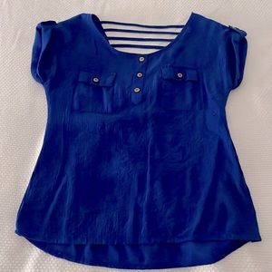 Cobalt blue top